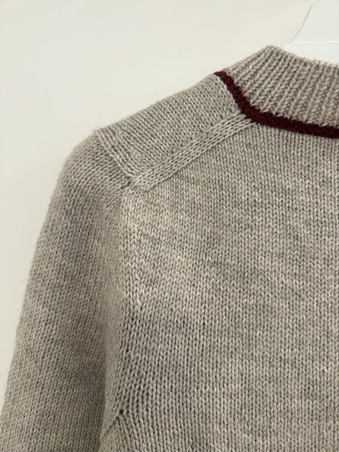 Crew Neck Pullover Knitting Pattern