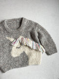 Kids Unicorn Sweater Knitting Pattern
