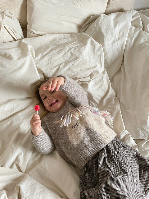 Kids Unicorn Sweater Knitting Pattern