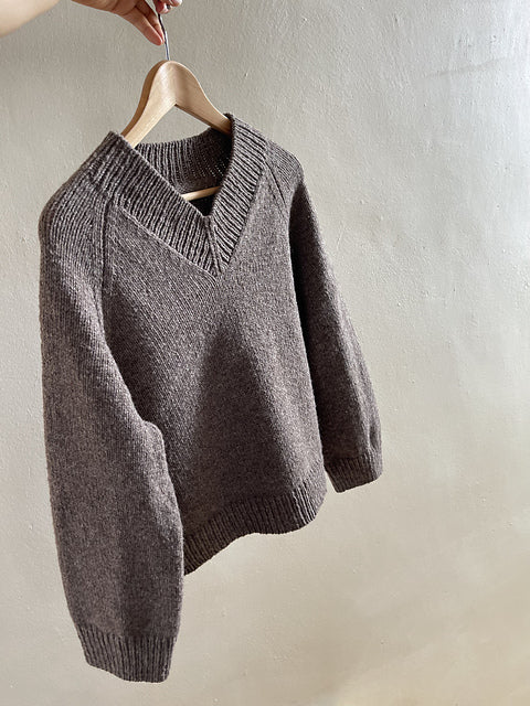 Classic V Neck Knitting Pattern