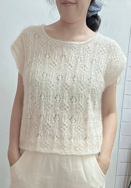 Floral Sweater Knitting Pattern