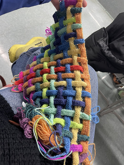 Woven Scarf Knitting Pattern