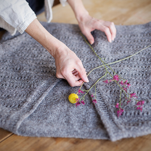 Textured V-Neck Vest Knitting Pattern
