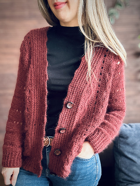 Wrap Cardigan Knitting Pattern