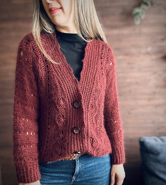 Wrap Cardigan Knitting Pattern