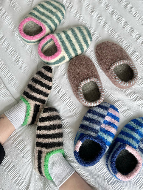 Cozy Slippers Knitting Pattern