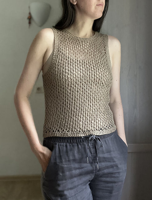 Mesh Top Knitting Pattern