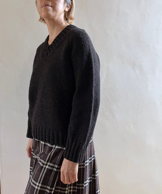Classic V Neck Knitting Pattern