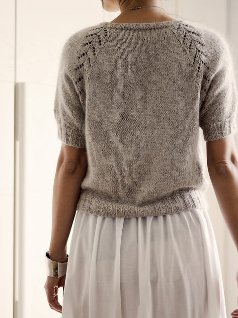 Soft Summer Sweater Knitting Pattern