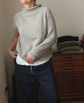 Relaxed Stripe Sweater Knitting Pattern