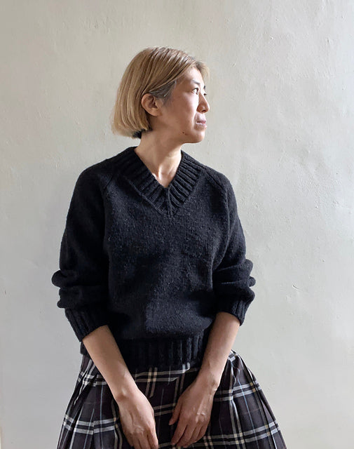 Classic V Neck Knitting Pattern