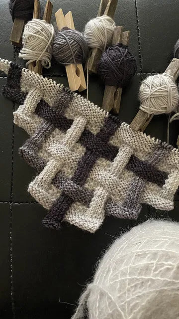 Woven Scarf Knitting Pattern