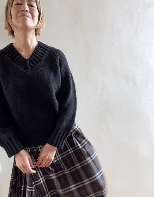 Classic V Neck Knitting Pattern