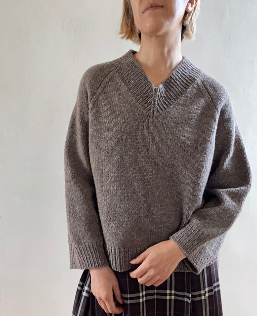 Classic V Neck Knitting Pattern