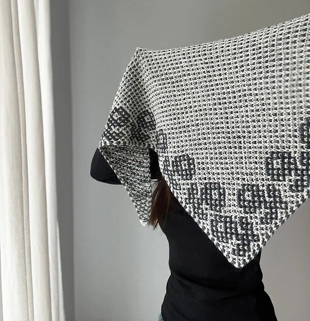 Geometric Scarf Knitting Pattern