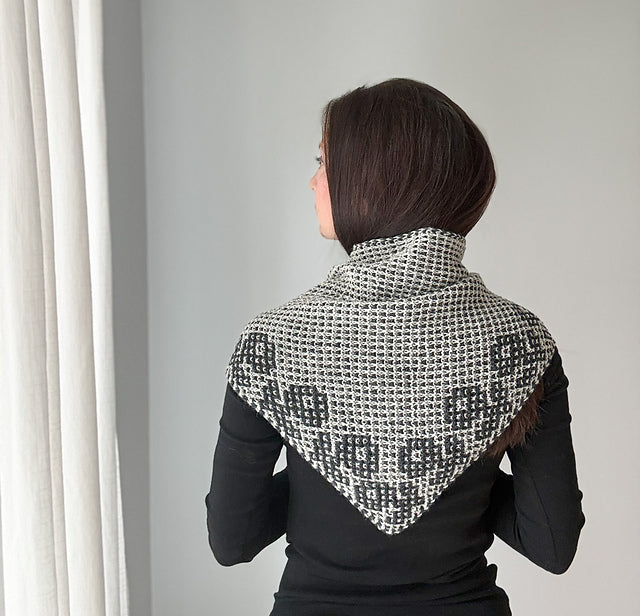 Geometric Scarf Knitting Pattern