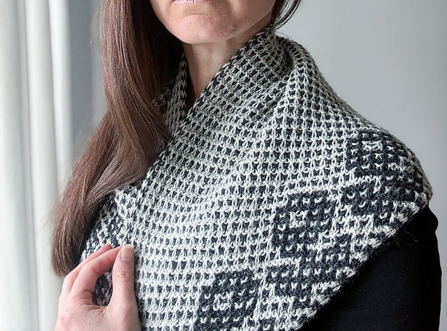 Geometric Scarf Knitting Pattern
