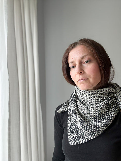 Geometric Scarf Knitting Pattern