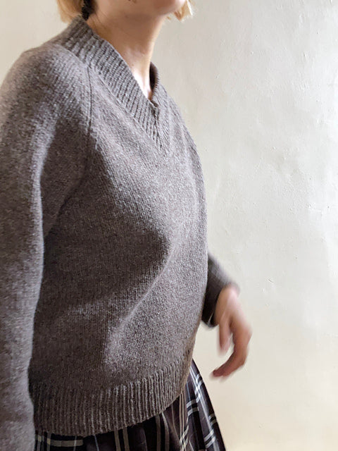 Classic V Neck Knitting Pattern