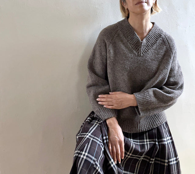 Classic V Neck Knitting Pattern