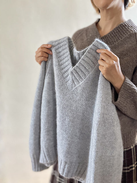 Classic V Neck Knitting Pattern