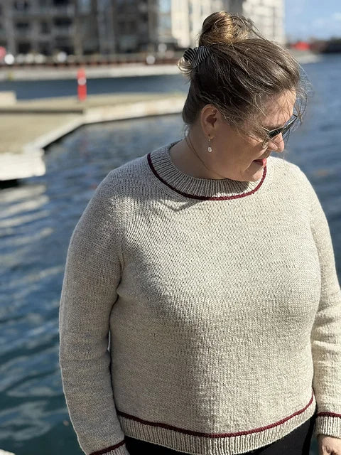 Crew Neck Pullover Knitting Pattern