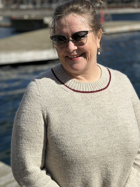 Crew Neck Pullover Knitting Pattern