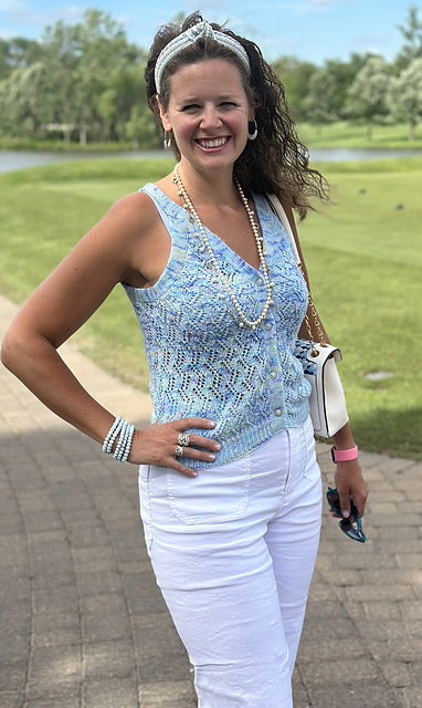 Sleeveless Top Knitting Pattern