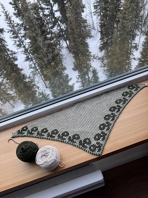 Geometric Scarf Knitting Pattern