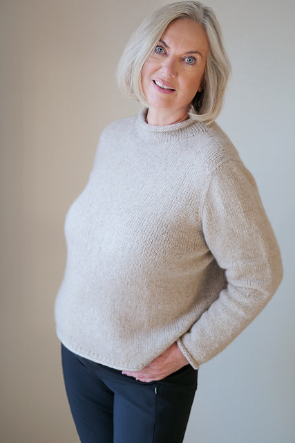 Simple Raglan Sweater Knitting Pattern