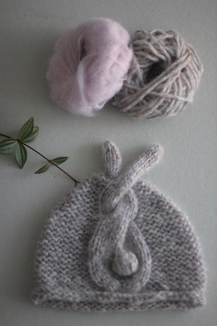 Beanie Bunny Tail Knitting Pattern