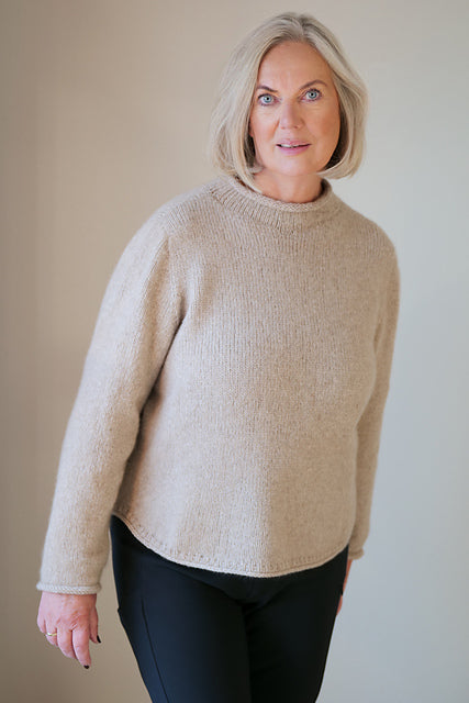 Simple Raglan Sweater Knitting Pattern