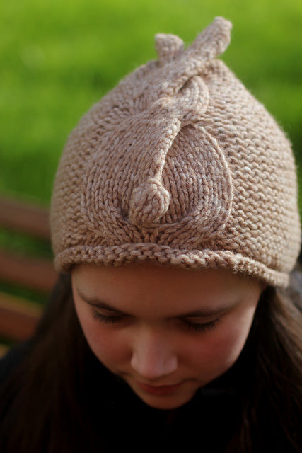 Beanie Bunny Tail Knitting Pattern