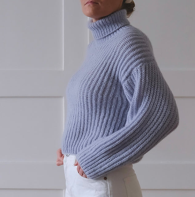 Turtleneck Sweater Knitting Pattern