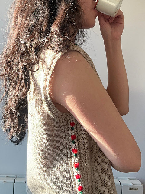 Garden Summer Top Knitting Pattern