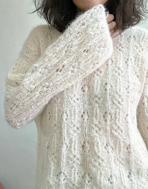 Floral Sweater Knitting Pattern