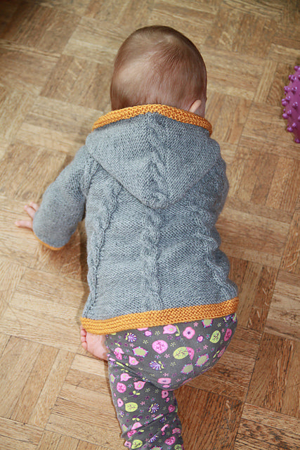 Cable Hoodie Knitting Pattern