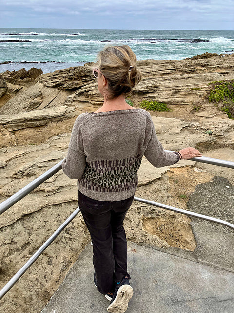 Button Neck Cardigan Knitting Pattern
