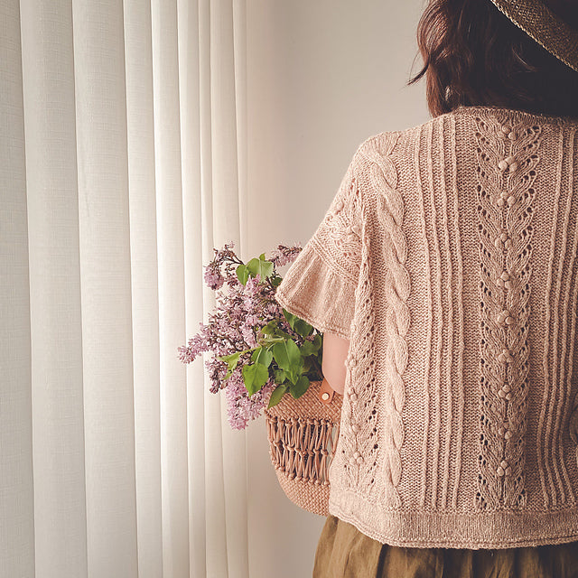 Lace Sleeve Top Knitting Pattern