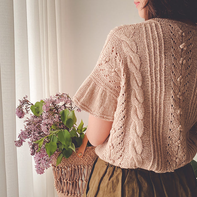 Lace Sleeve Top Knitting Pattern