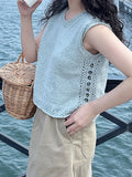 Garden Summer Top Knitting Pattern