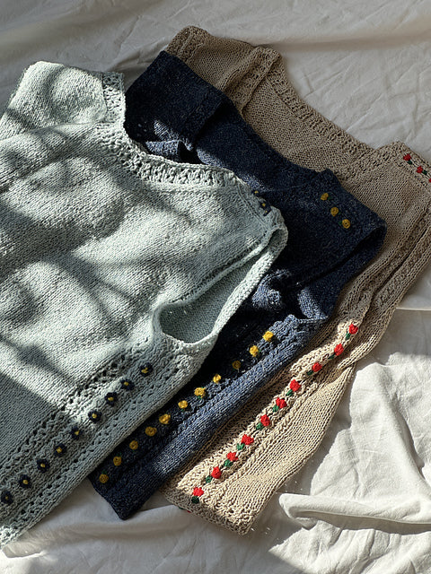 Garden Summer Top Knitting Pattern