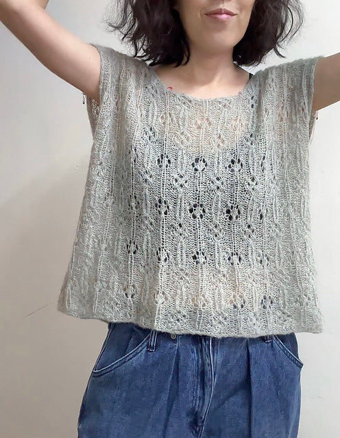 Floral Sweater Knitting Pattern