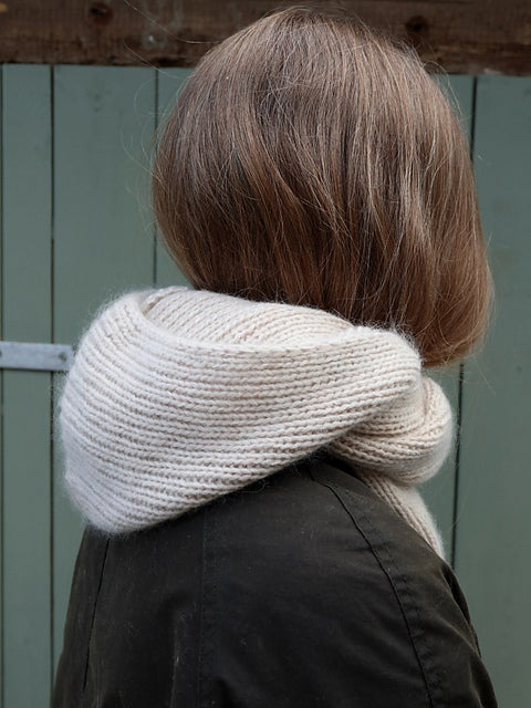 Hooded Scarf Knitting Pattern