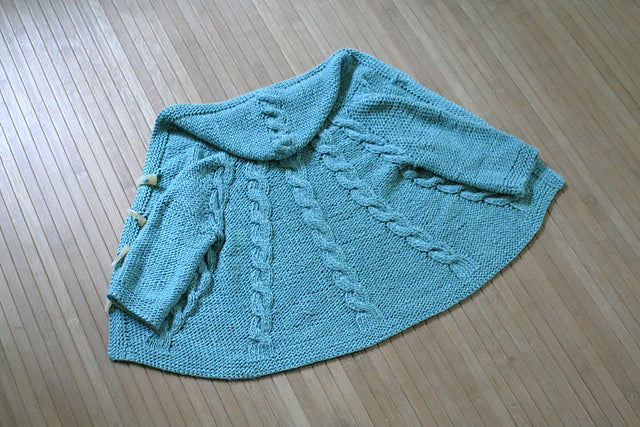 Cable Hoodie Knitting Pattern