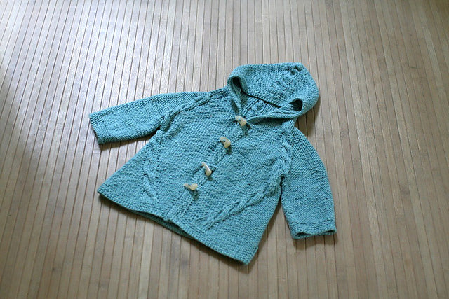Cable Hoodie Knitting Pattern