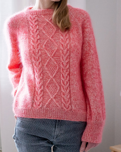Diamond Cable Sweater Knitting Pattern