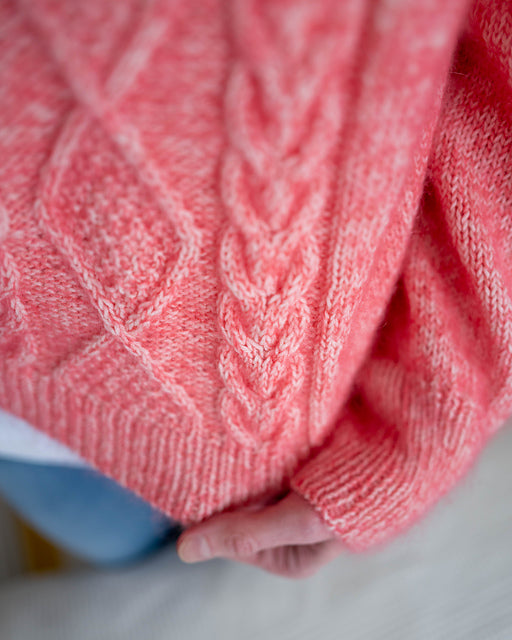 Diamond Cable Sweater Knitting Pattern