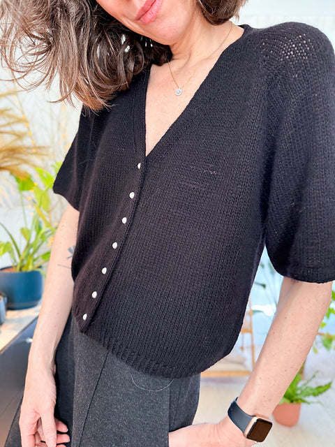 Button Tee Knitting Pattern