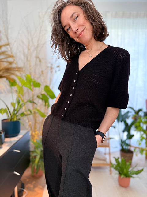 Button Tee Knitting Pattern